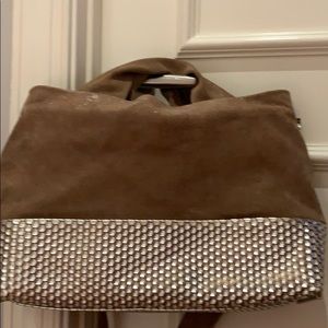 Tan suede Purse